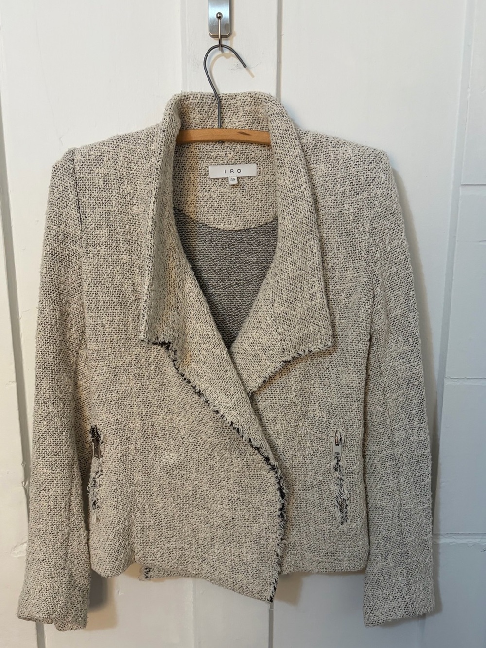IRO Agnette Distressed
Tweed Blazer